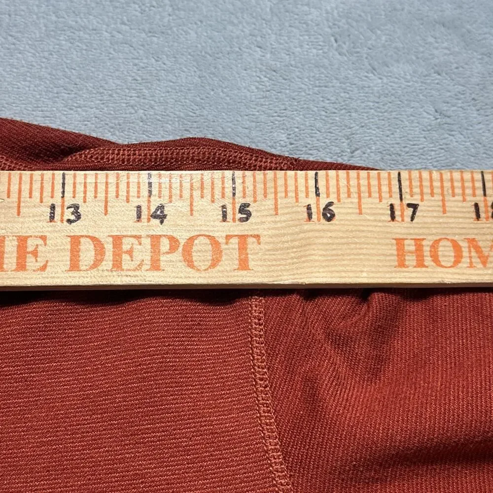 Y2k Patagonia Capilene Thermal Mid Weight Sweater Mens Small Baselayer Orange